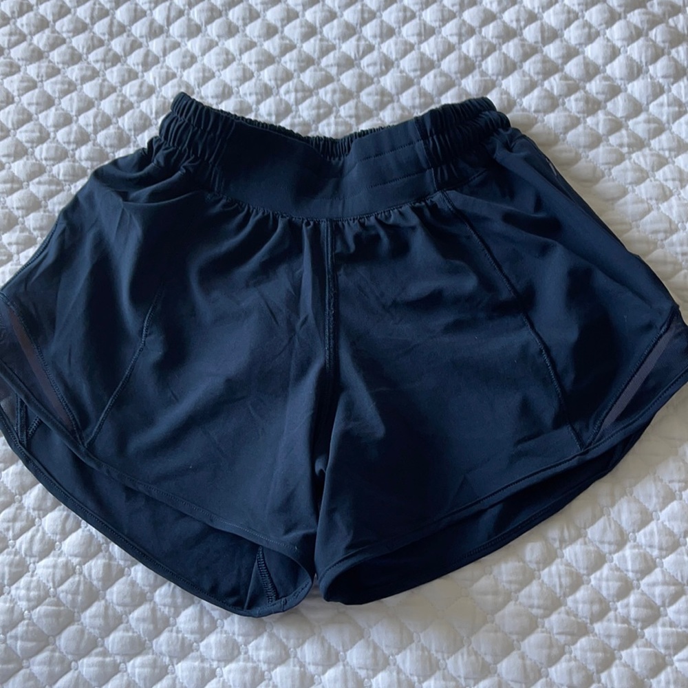 Navy hotty hot shorts